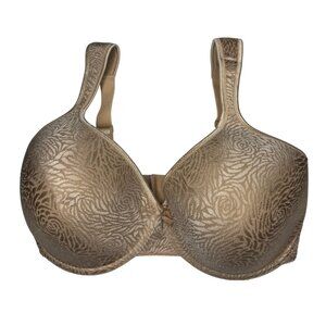 ⭐ NWT Q-T Intimates Seamless Rose Jacquard Bra • Warm Beige • Multi-Size ⭐